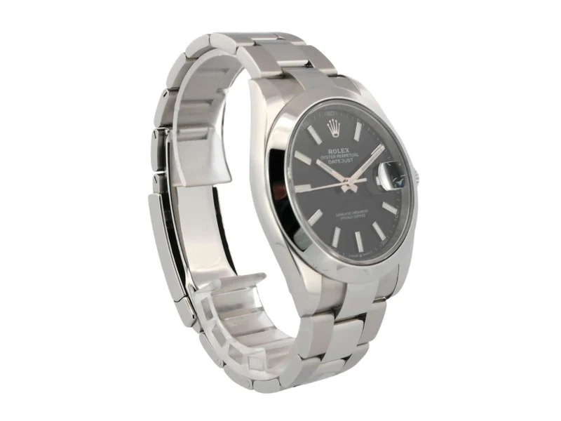 Rolex Datejust 41 Edelstahl 126300 Schwarz