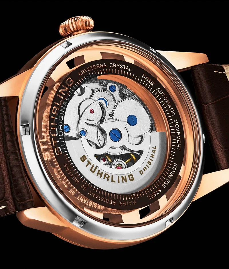 Stührling Dauphine 3974 Automatic 48mm Skeleton