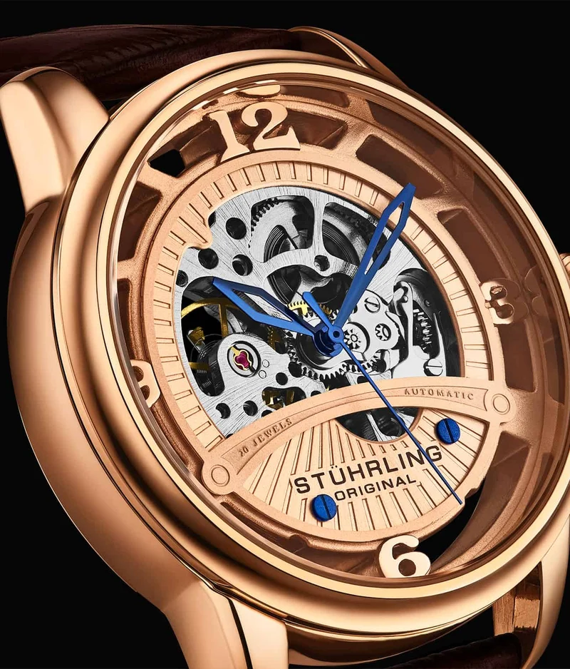 Stührling Dauphine 3974 Automatic 48mm Skeleton