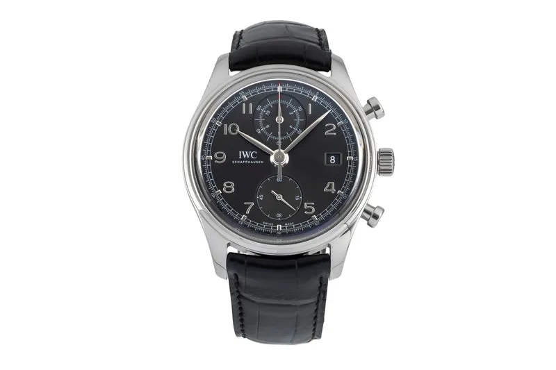 IWC Portugieser chronograph steel automatic men's watch IW390404 [2603355]