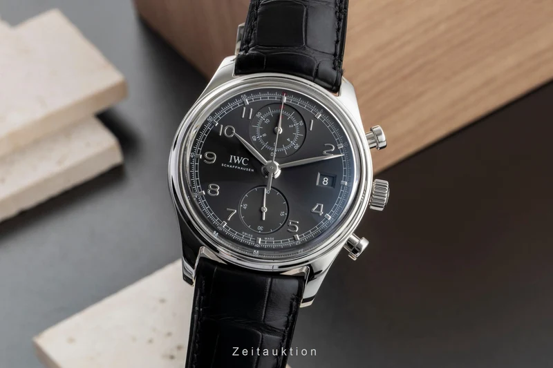 IWC Portugieser chronograph steel automatic men's watch IW390404 [2603355]