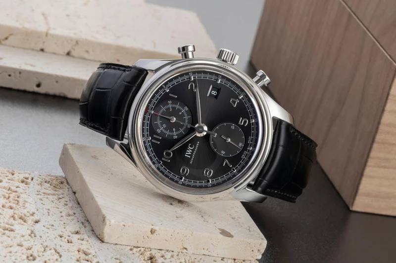 IWC Portugieser chronograph steel automatic men's watch IW390404 [2603355]