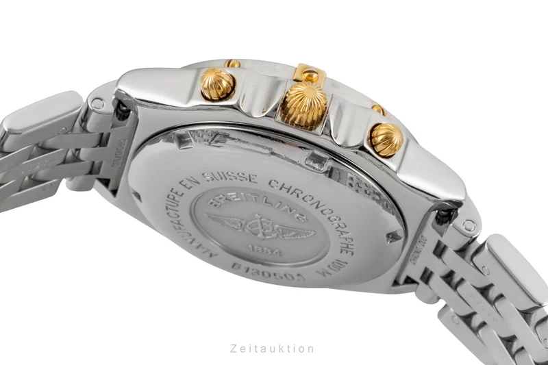 Breitling Chronomat chronograph gilt / steel automatic men's watch B13050.1 [2603300]