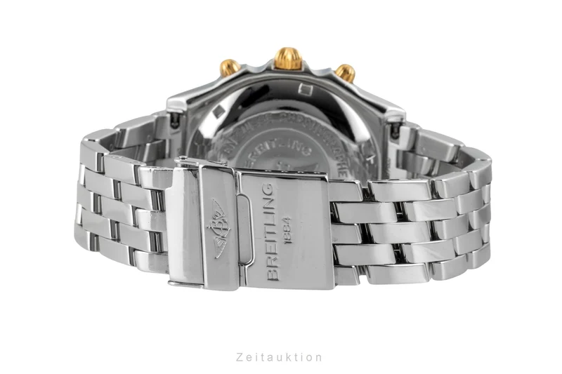 Breitling Chronomat chronograph gilt / steel automatic men's watch B13050.1 [2603300]
