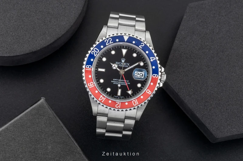 Rolex GMT-Master II steel automatic men's watch 16710 [2603234]