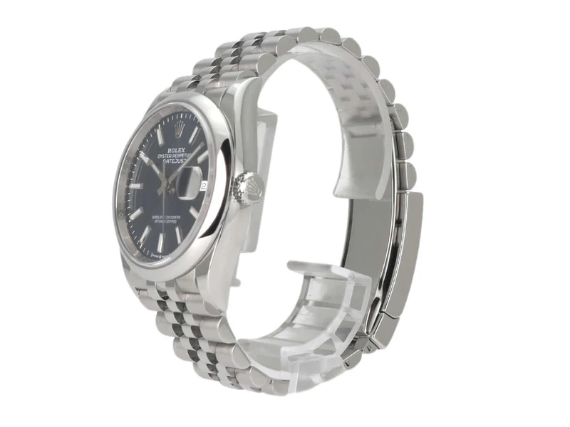 Rolex Datejust 36 Oystersteel 126200 Blau Jubile-Band