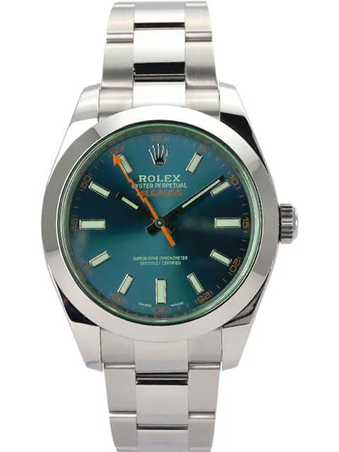 Rolex Oyster Perpetual Milgauss 116400GV Blue