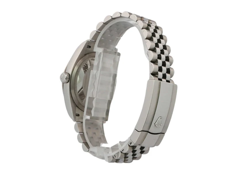 Rolex Datejust 36 Oystersteel Weißgold 126234 Diamant Blau Jubile-Band