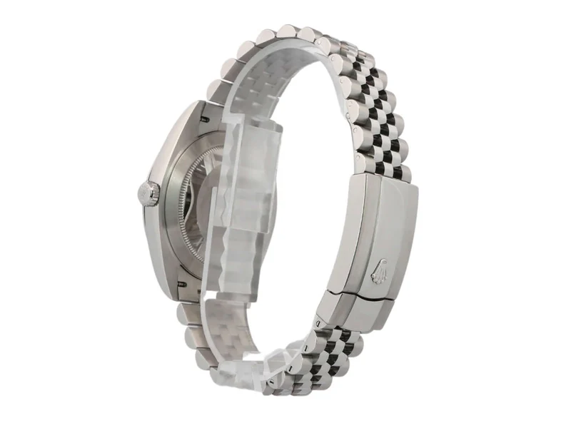 Rolex Datejust 41 Edelstahl 126300 Schwarz Jubile-Band