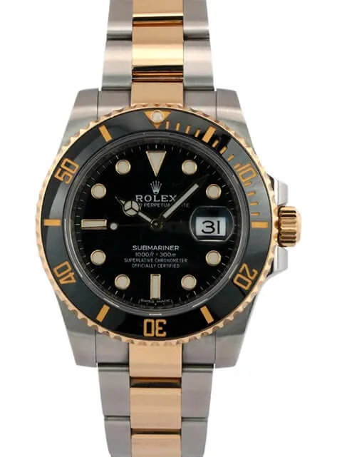 Rolex Submariner Date Edelstahl Gelbgold 116613LN