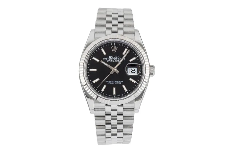 Rolex Datejust steel / white gold automatic men's watch 126234 [2603818]