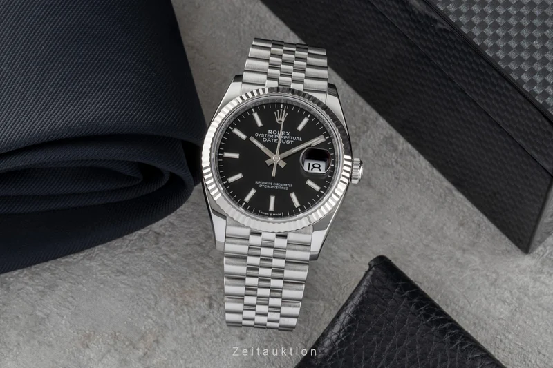 Rolex Datejust steel / white gold automatic men's watch 126234 [2603818]