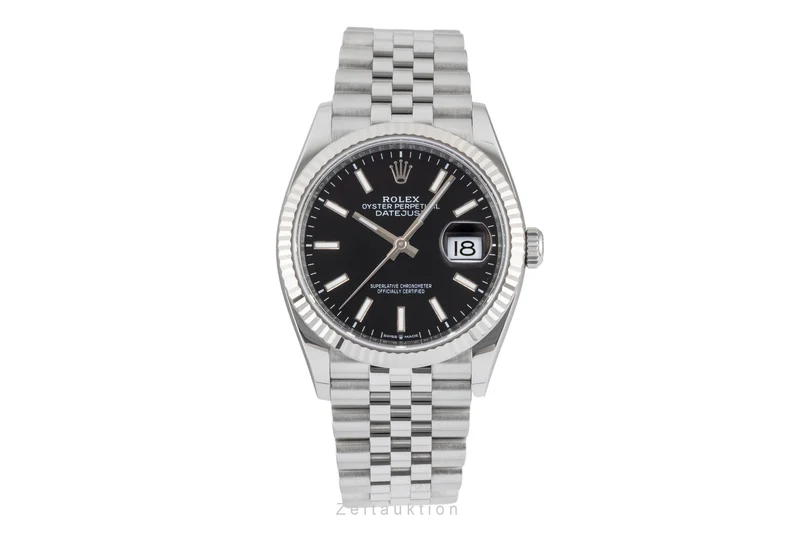 Rolex Datejust steel / white gold automatic men's watch 126234 [2603818]