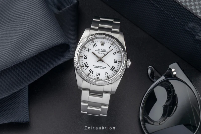 Rolex Air King steel automatic men's watch 114210 [2603470]