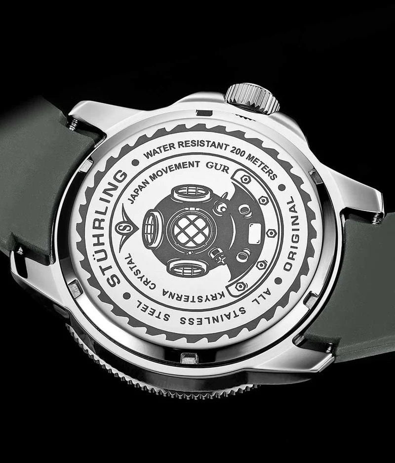 Stührling Tachymeter 923.01, Maritimer 935.04, Signature Pen, and Watch Tool Kit