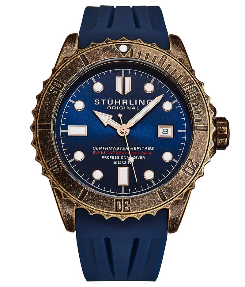 Stührling Swiss Automatic Depthmaster Heritage 1003 44MM Diver