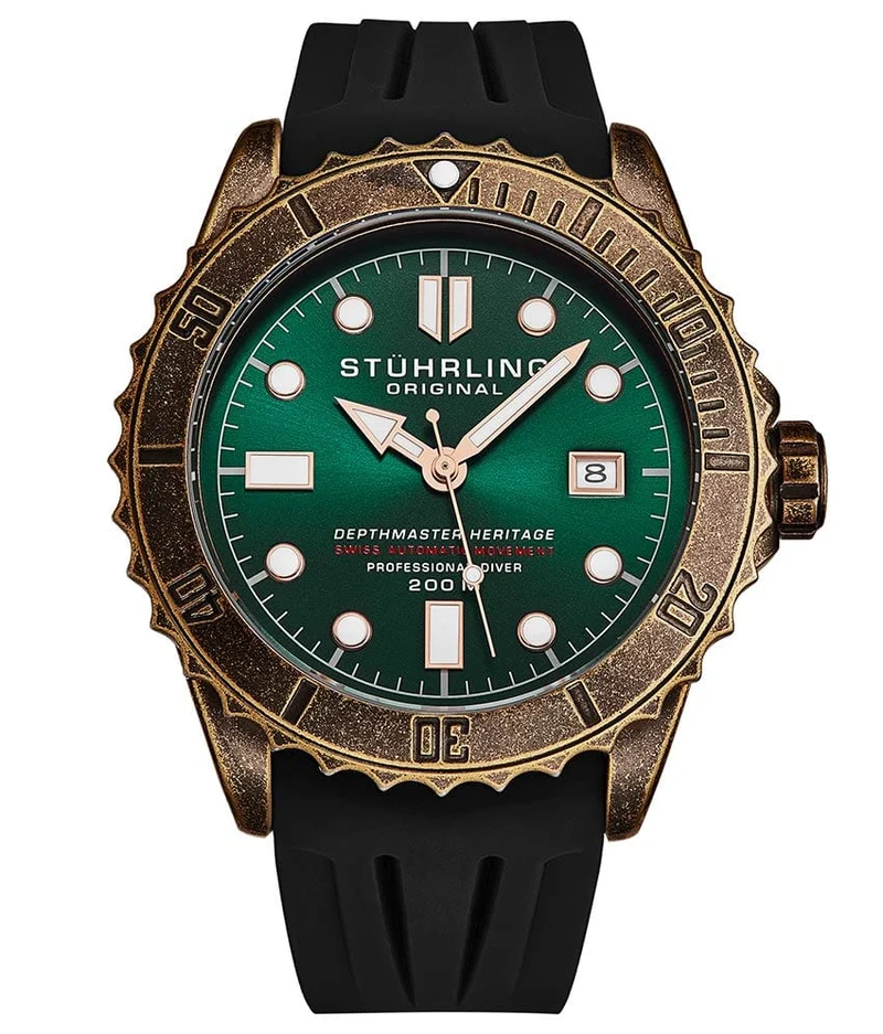 Stührling Swiss Automatic Depthmaster Heritage 1003 44MM Diver