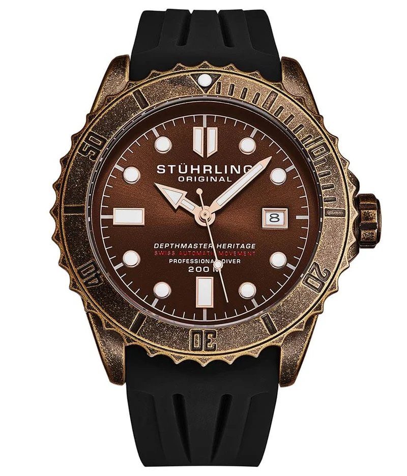 Stührling Swiss Automatic Depthmaster Heritage 1003 44MM Diver