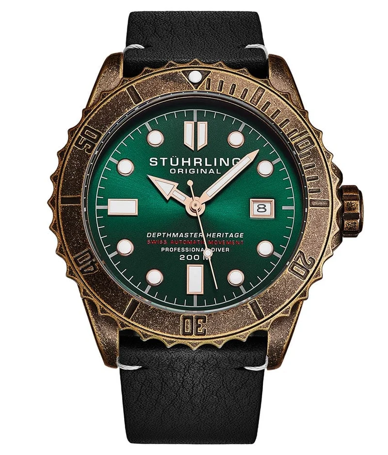 Stührling Swiss Automatic Depthmaster Heritage 1003 44MM Diver