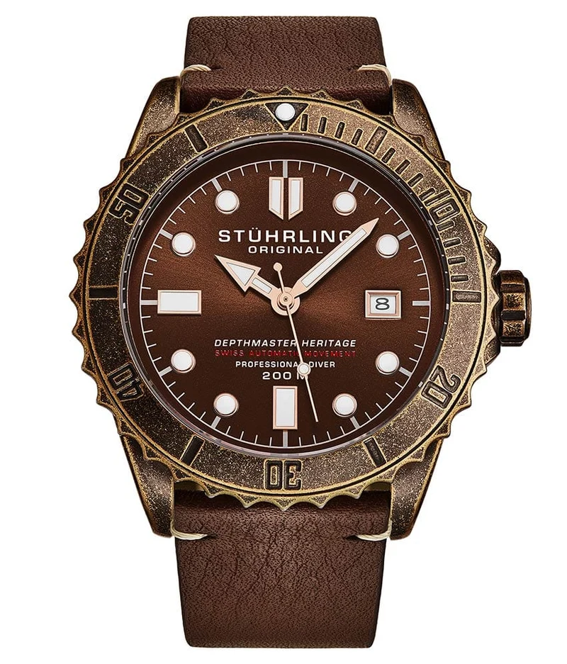 Stührling Swiss Automatic Depthmaster Heritage 1003 44MM Diver