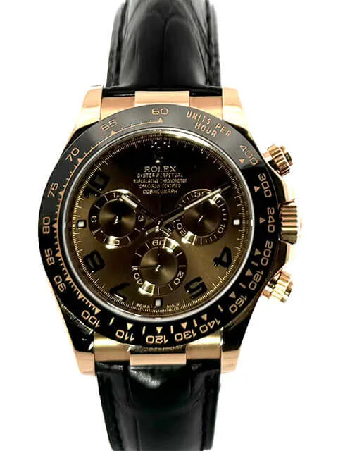 Rolex Daytona 116515LN Everose-Gold - Leder Zifferblatt Choco