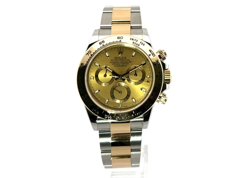 Rolex Daytona Edelstahl Gelbgold 116503 Champagner