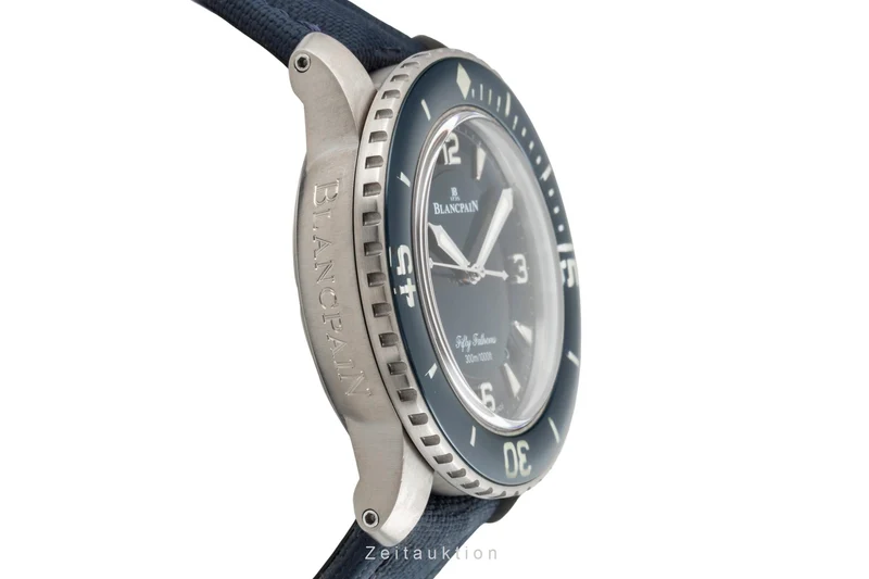 Blancpain Fifty Fathoms titanium automatic men's watch 5015-12B40-O52A LP: 18200EUR [2602768]