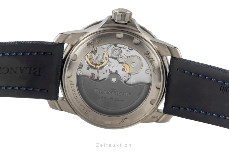 Blancpain Fifty Fathoms titanium automatic men's watch 5015-12B40-O52A LP: 18200EUR [2602768]