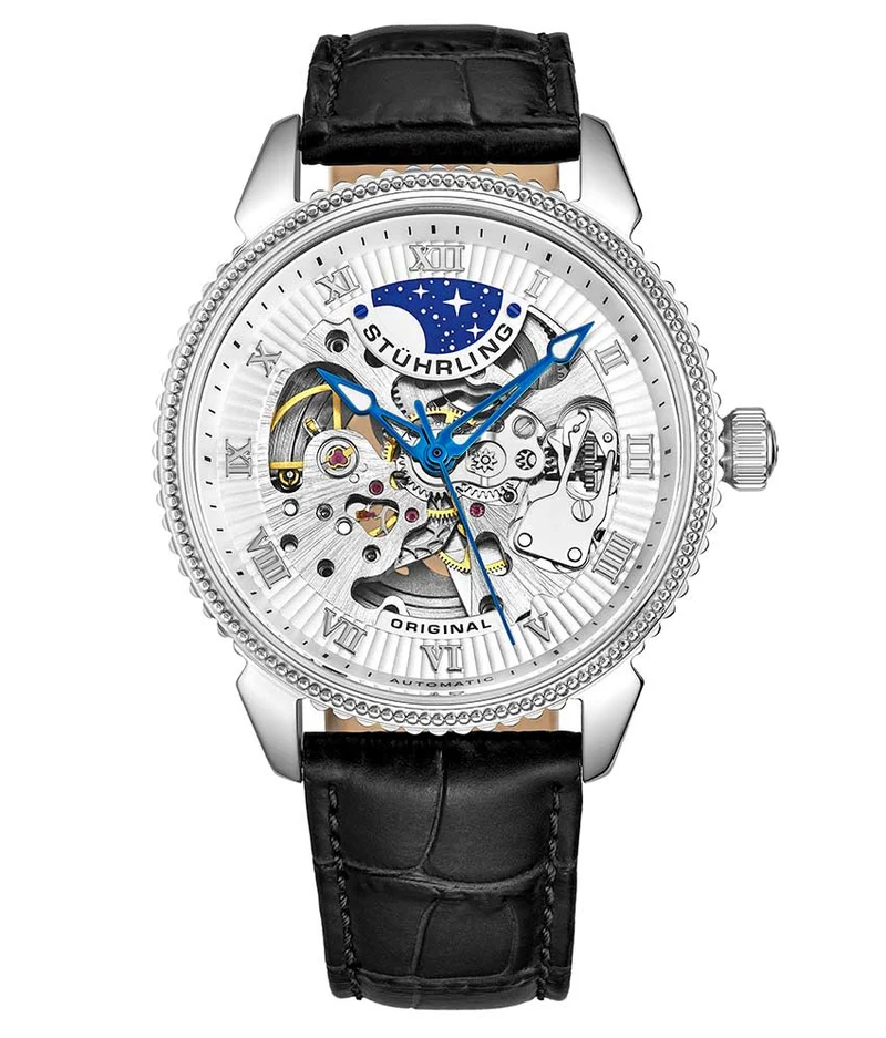 Stührling Special Reserve 835 and 3983 Automatic 40mm Skeleton