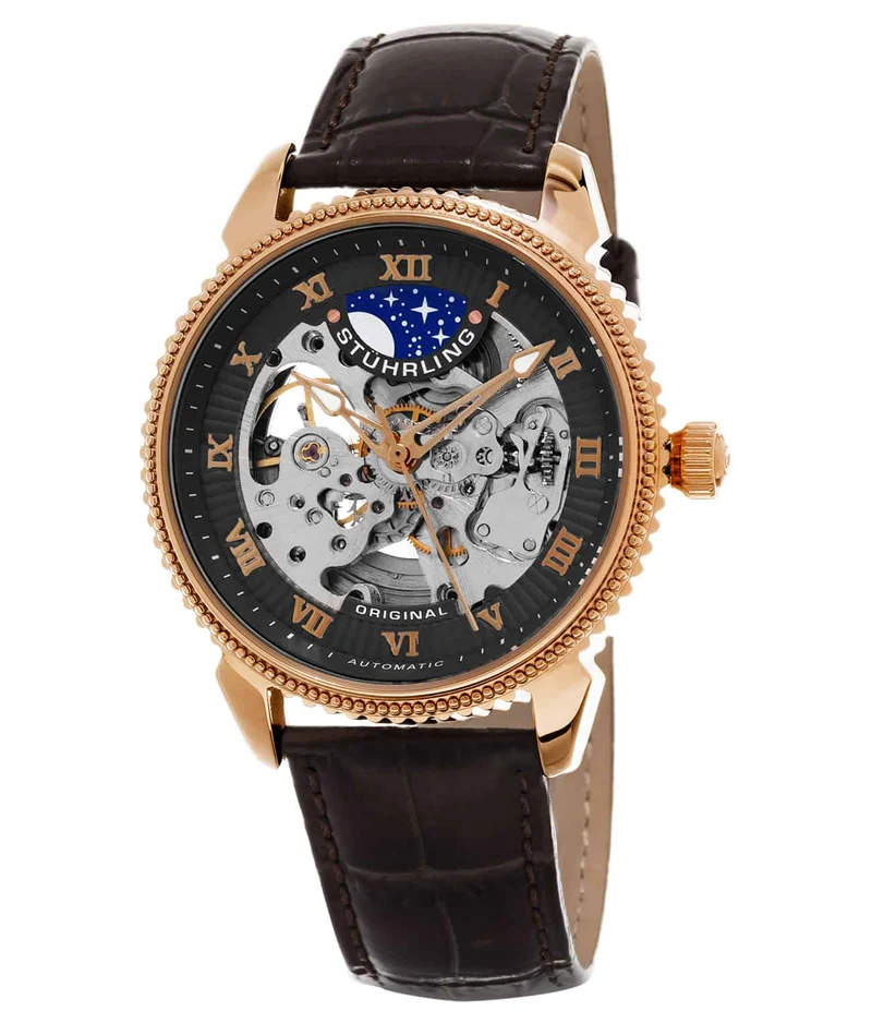 Stührling Special Reserve 835 and 3983 Automatic 40mm Skeleton