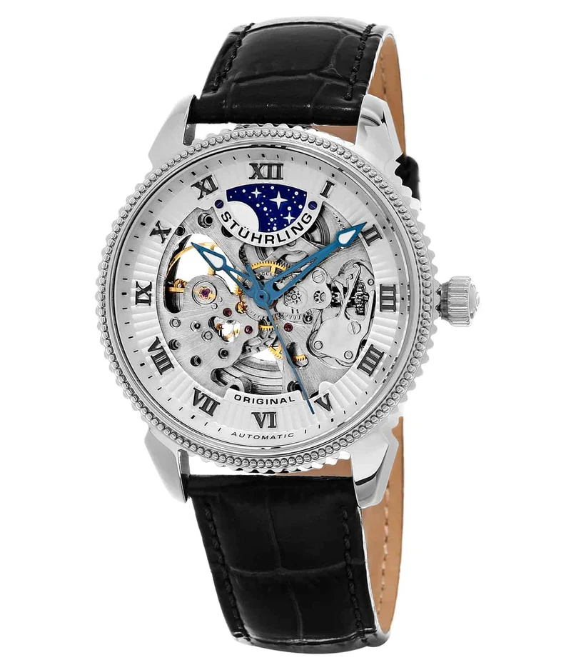 Stührling Special Reserve 835 and 3983 Automatic 40mm Skeleton