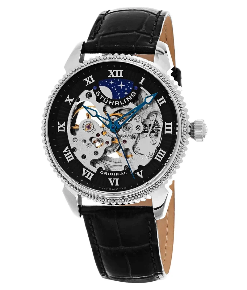 Stührling Special Reserve 835 and 3983 Automatic 40mm Skeleton