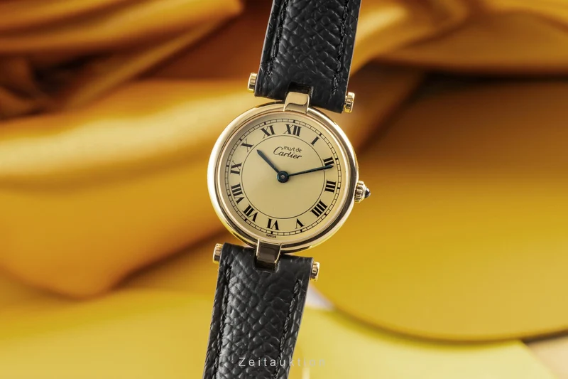Cartier Vermeil silver-gilt quartz women's watch [2600498]