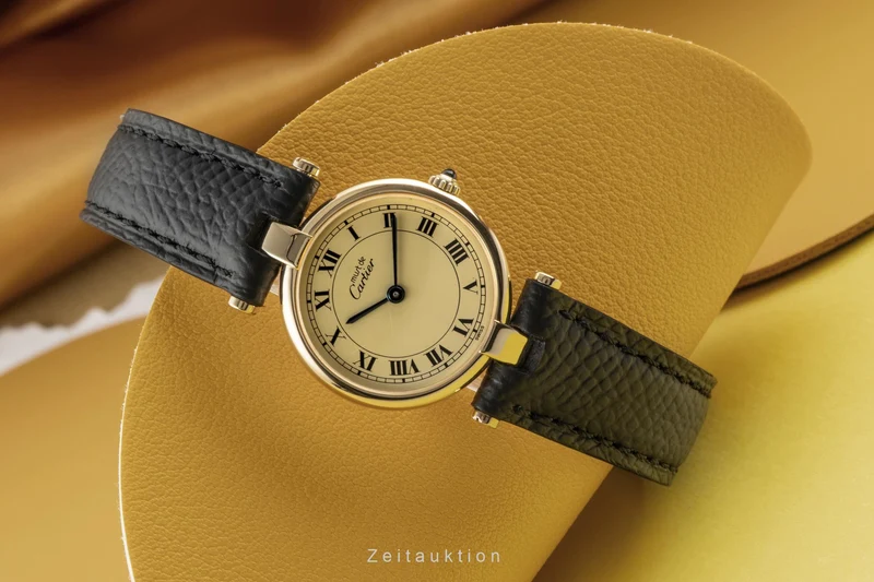 Cartier Vermeil silver-gilt quartz women's watch [2600498]