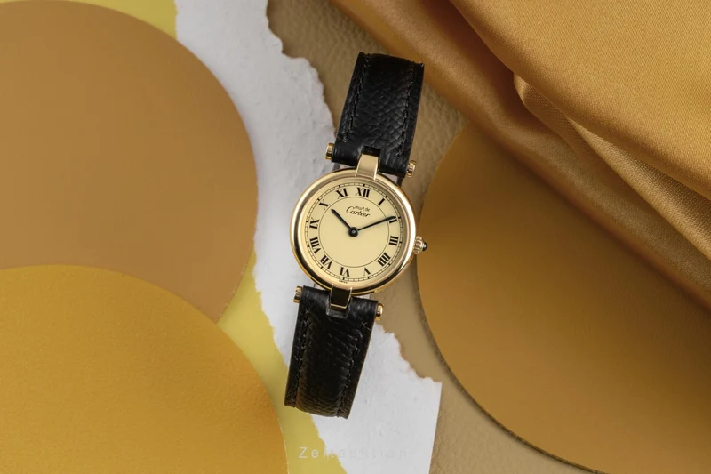 Cartier Vermeil silver-gilt quartz women's watch [2600498]