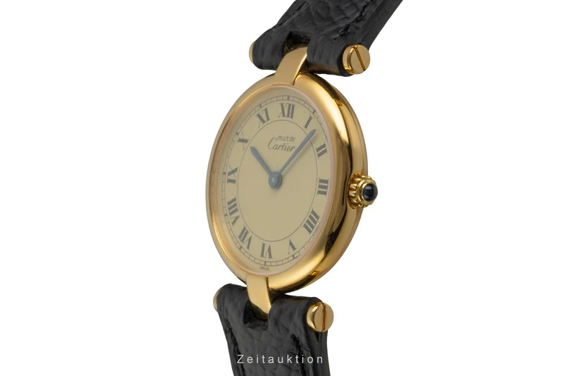 Cartier Vermeil silver-gilt quartz women's watch [2600498]