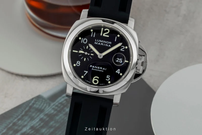 Panerai Luminor Marina steel automatic men's watch PAM00164 LP: 8900EUR [2602889]