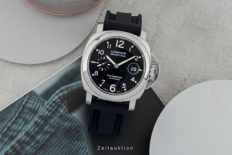 Panerai Luminor Marina steel automatic men's watch PAM00164 LP: 8900EUR [2602889]