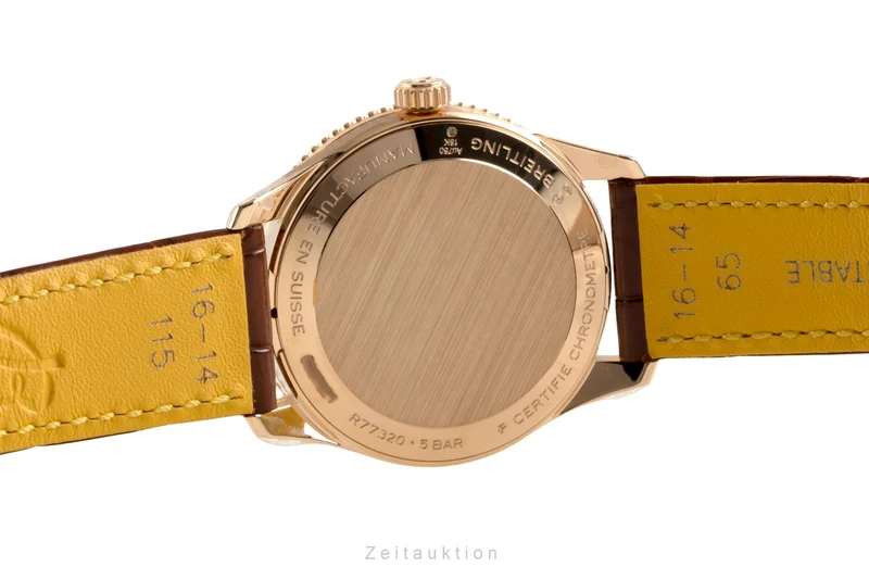Breitling Navitimer 18 ct red gold quartz women's watch R77320E61A1P1 LP: 11200EUR [2603732]