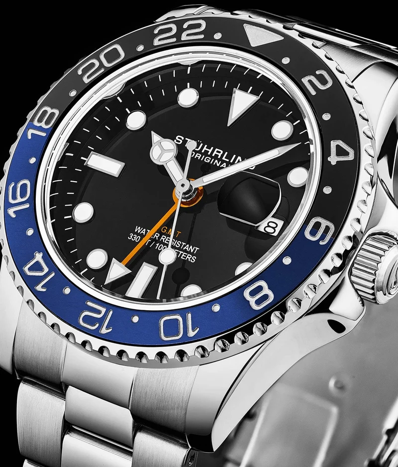 Stührling Meridian 3965 Quartz 42mm Diver