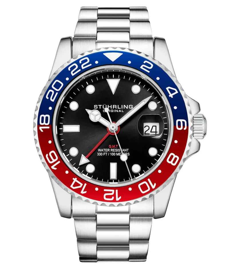Stührling Meridian 3965 Quartz 42mm Diver