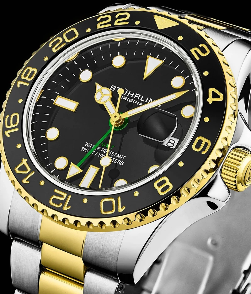 Stührling Meridian 3965 Quartz 42mm Diver