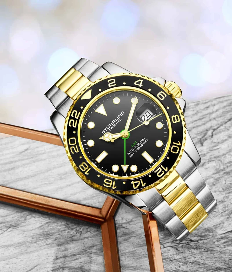 Stührling Meridian 3965 Quartz 42mm Diver