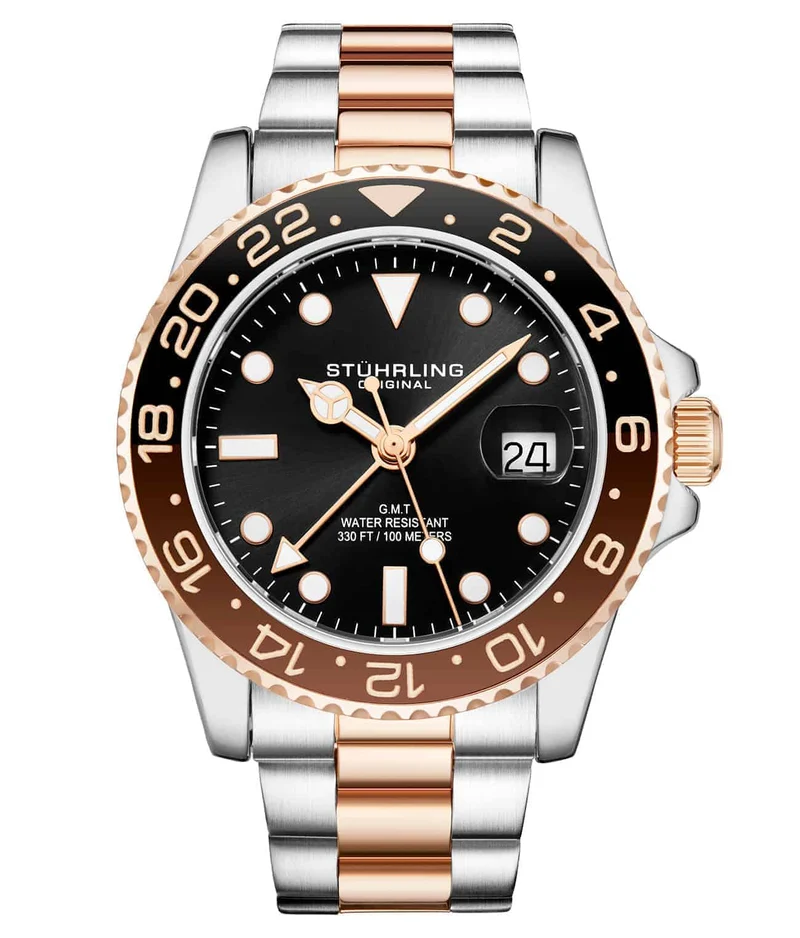 Stührling Meridian 3965 Quartz 42mm Diver