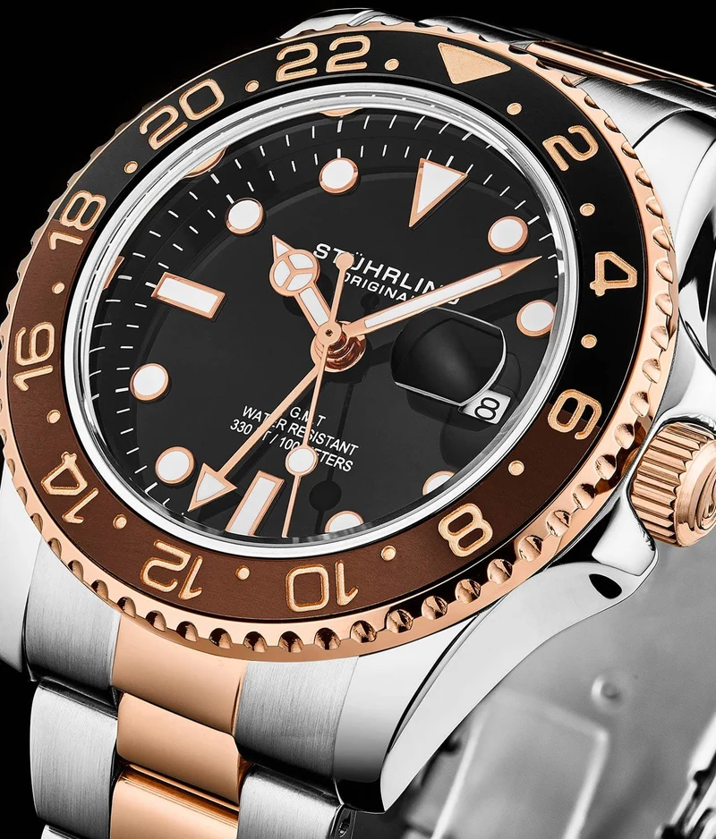 Stührling Meridian 3965 Quartz 42mm Diver