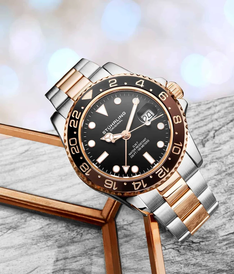Stührling Meridian 3965 Quartz 42mm Diver