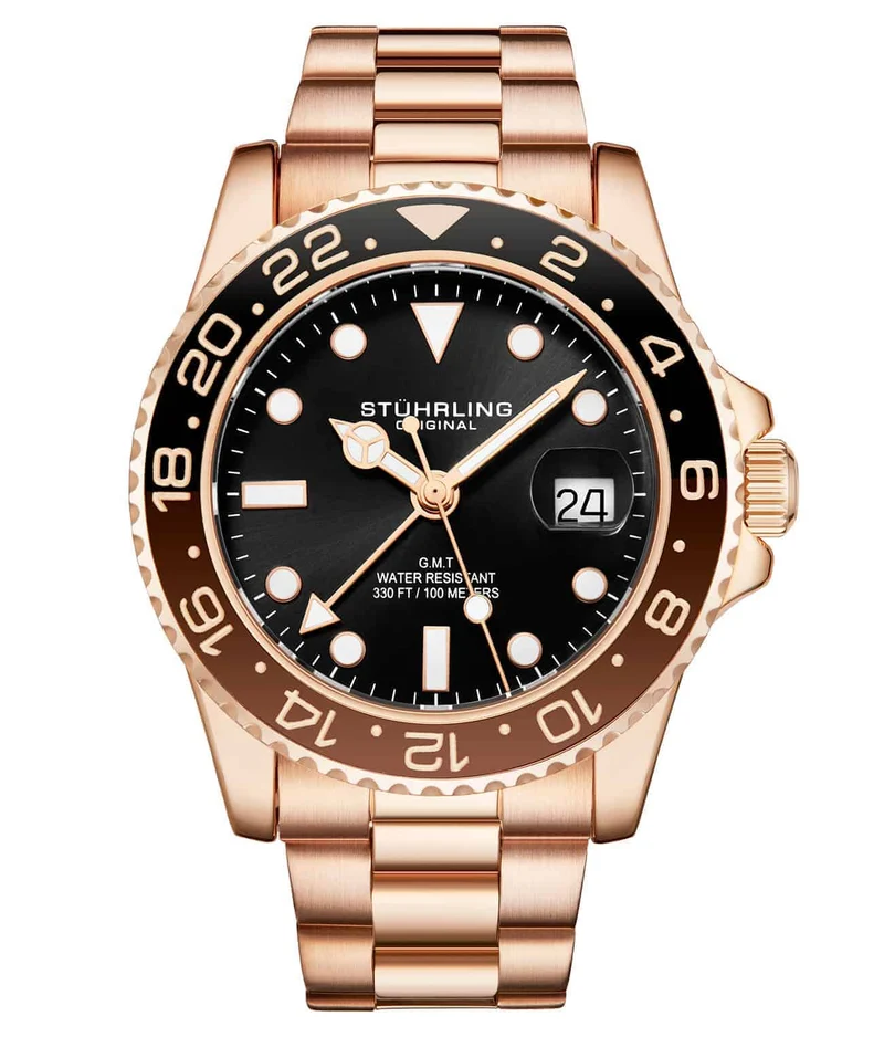 Stührling Meridian 3965 Quartz 42mm Diver