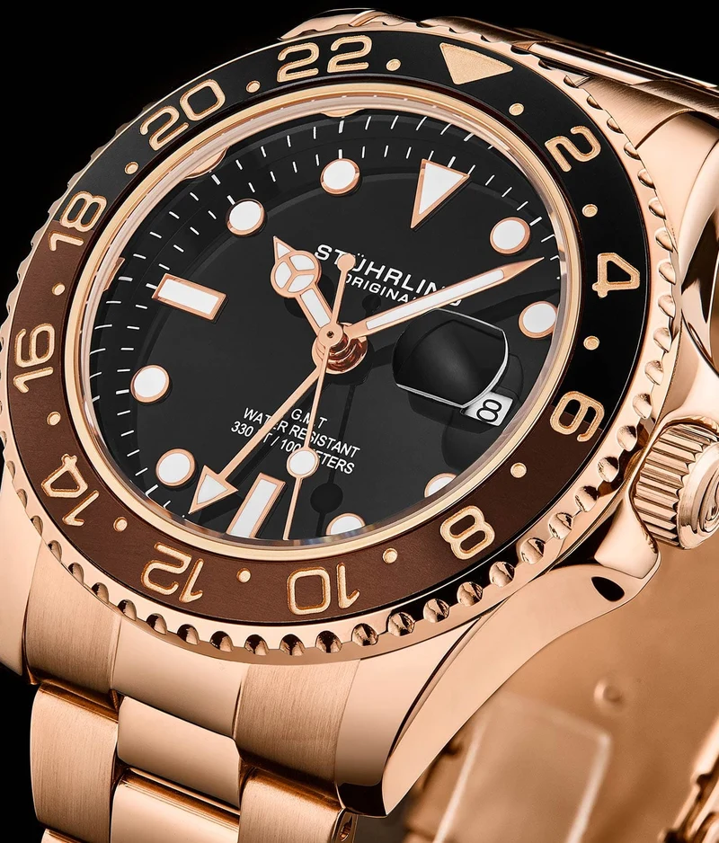 Stührling Meridian 3965 Quartz 42mm Diver