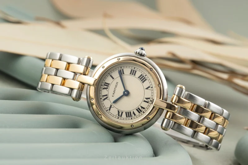 Cartier Panthere steel / gold quartz women's watch 1057920 [2602948]