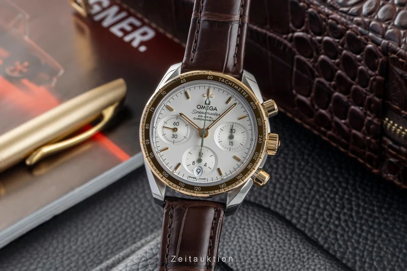 Omega Speedmaster chronograph steel / gold automatic men's watch 324.23.38.50.02.001 [2603201]